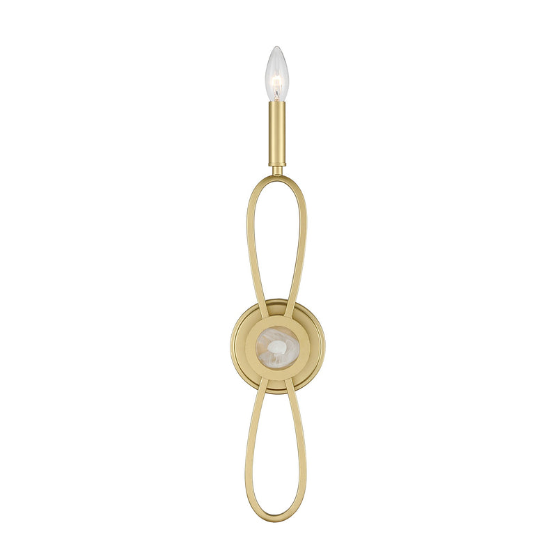 Savoy House 9-4100-1-328 One Light Wall Sconce, Spun Gold (3)