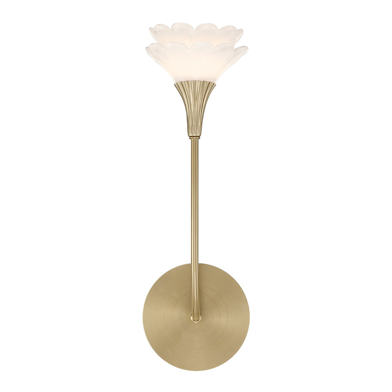Savoy House 9-5081-1-127 One Light Wall Sconce, Noble Brass (3)