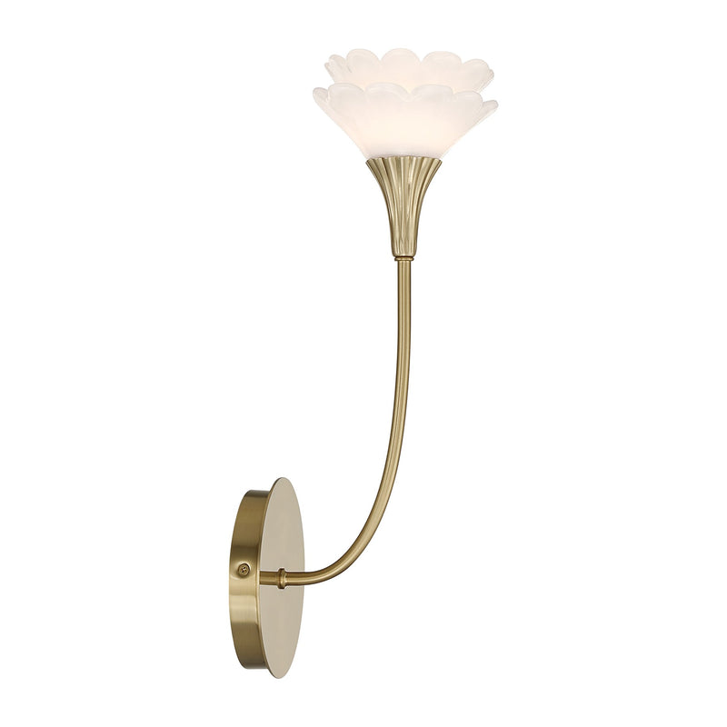 Savoy House 9-5081-1-127 One Light Wall Sconce, Noble Brass (5)