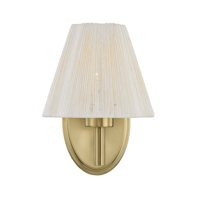 Savoy House 9-6081-1-127 One Light Wall Sconce, Noble Brass (4)