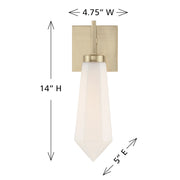 Savoy House 9-6122-1-127 LED Wall Sconce, Noble Brass (6)