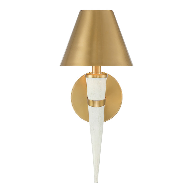 Savoy House 9-6300-1-322 One Light Wall Sconce, Warm Brass (3)
