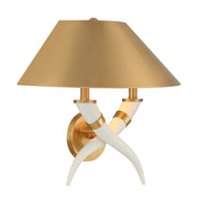 Savoy House 9-6301-2-322 Two Light Wall Sconce, Warm Brass (4)