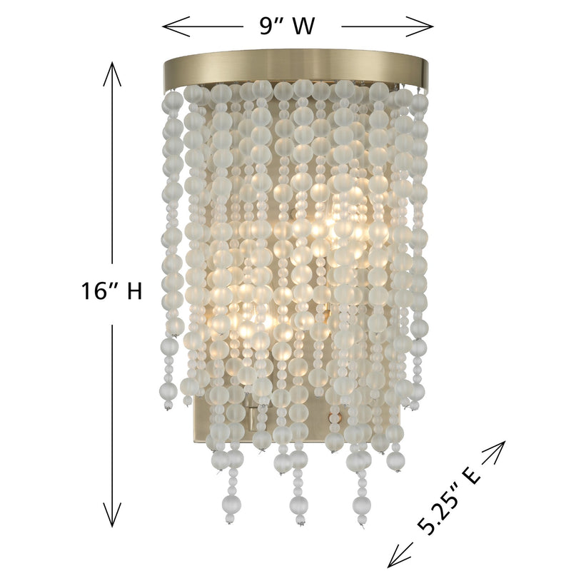 Savoy House 9-6452-2-127 Two Light Wall Sconce, Noble Brass (6)