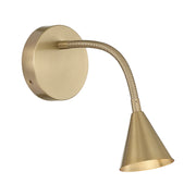 Savoy House 9-8007-1-127 LED Wall Sconce, Noble Brass (4)