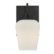 Savoy House 9-6030-1-BK One Light Wall Sconce, Matte Black (3)