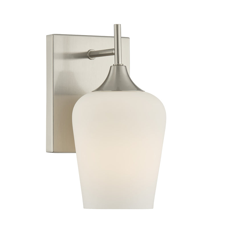 Savoy House 9-6030-1-SN One Light Wall Sconce, Satin Nickel (4)
