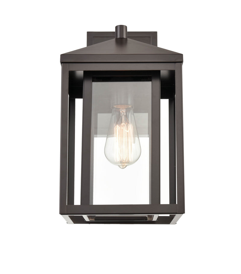 Shoppers Lighting ODW207-BZ 1-Light Outdoor Wall Lantern, Bronze Finish Main Image.jpg