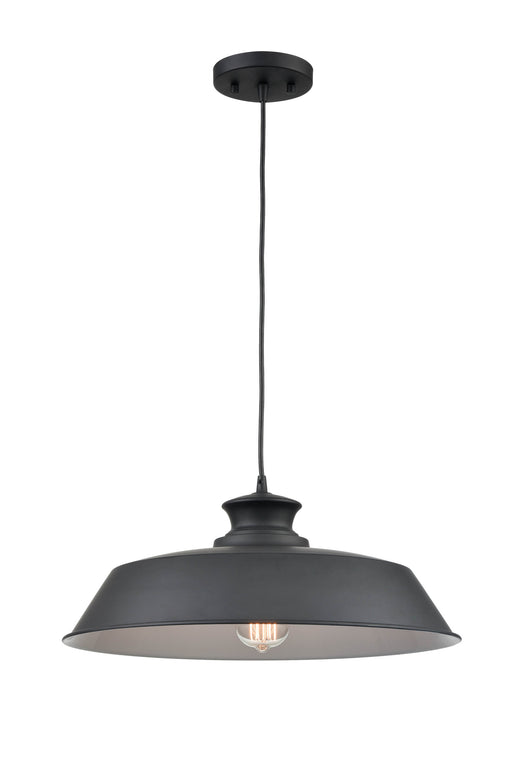 Shoppers Lighting PD2071-MB 1-Light Mini-Pendant, Matte Black Finish Alternate Image.jpg