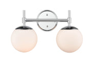 Shoppers Lighting BB3302-CH 2-Light Wall/Bath Fixture, Chrome Finish Main Image.jpg