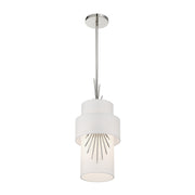 George Kovacs P5391-613 Gramercy One Light Mini Pendant, Polished Nickel Alternate Image 2.jpg