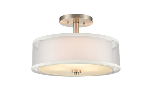 Shoppers Lighting SMF2103-BN 3-Light Semi-Flush, Brushed Nickel Finish Main Image.jpg