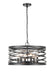 Shoppers Lighting PD20026-MB 6-Light Pendant, Matte Black Finish Main Image.jpg