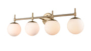 Shoppers Lighting BB3304-MG 4-Light Wall/Bath Fixture, Modern Gold Finish Main Image.jpg
