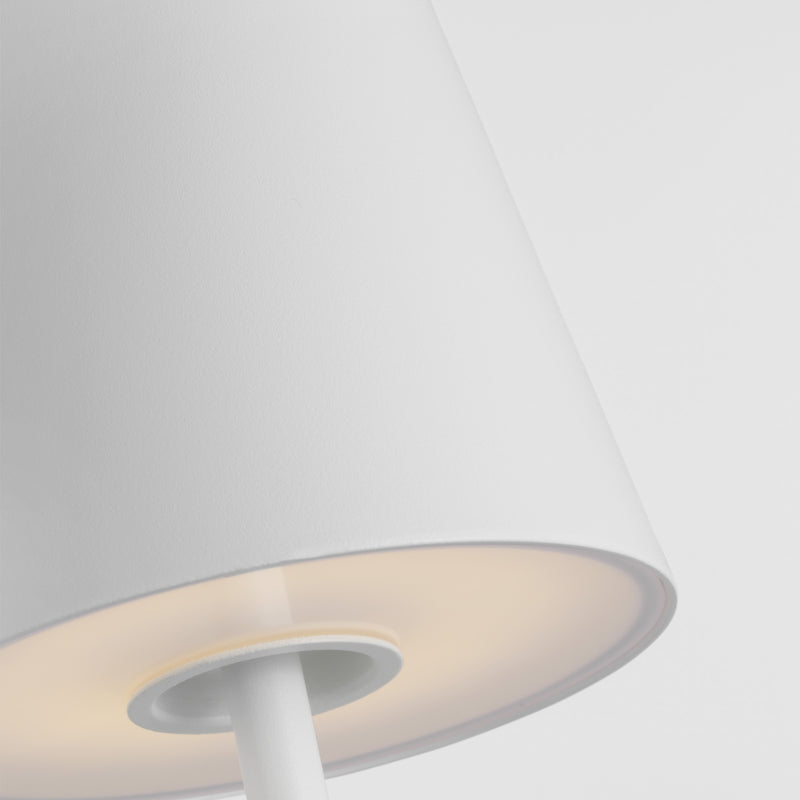 Visual Comfort Modern SLTB25827W Nevis Accent Rechargeable Table Lamp by Sean Lavin, Matte White Alternate Image 4.jpg