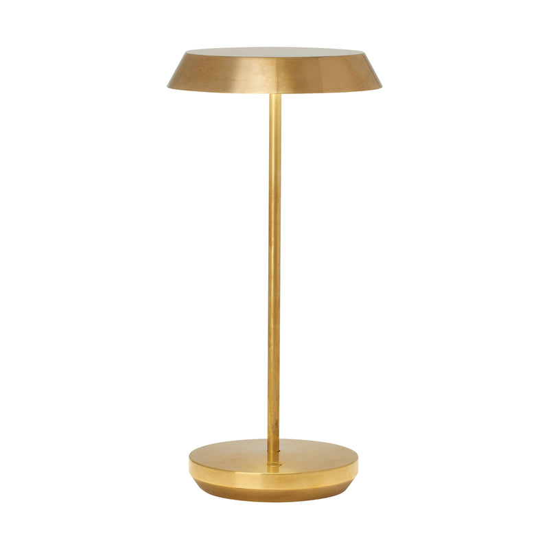 Visual Comfort Modern SLTB25927NB Tepa Accent Rechargeable Table Lamp by Sean Lavin, Natural Brass Main Image.jpg