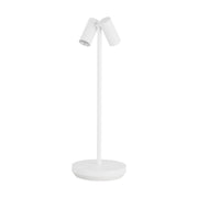 Visual Comfort Modern SLTB27027W Doppia Accent Rechargeable Table Lamp by Sean Lavin, Matte White Main Image.jpg