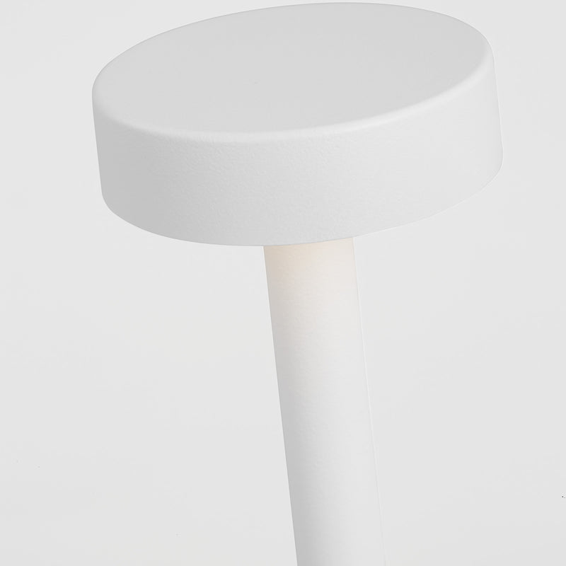 Visual Comfort Modern SLTB27127W Moneta Accent Rechargeable Table Lamp by Sean Lavin, Matte White Alternate Image 3.jpg