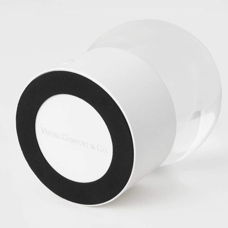 Visual Comfort Modern SLTB27427W Mina Accent Rechargeable Table Lamp by Sean Lavin, Matte White Alternate Image.jpg