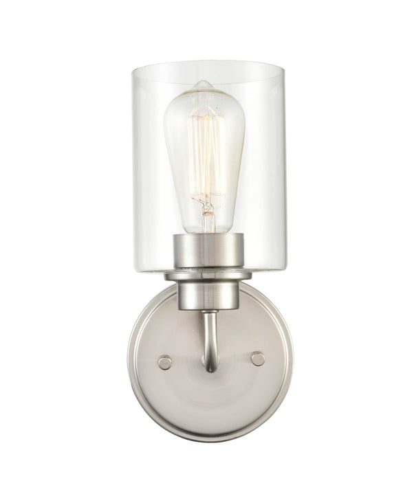 Shoppers Lighting BB2301-BN 1-Light Wall/Bath Fixture, Brushed Nickel Finish Main Image.jpg