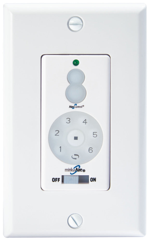 Minka-Aire WC400 Minka-Aire Dc Fan Wall Remote Control Full Function, White Main Image.jpg